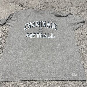 Russell Athletic Heather Gray Chaminade Softball Tee
